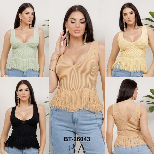 Knit Top Fleco