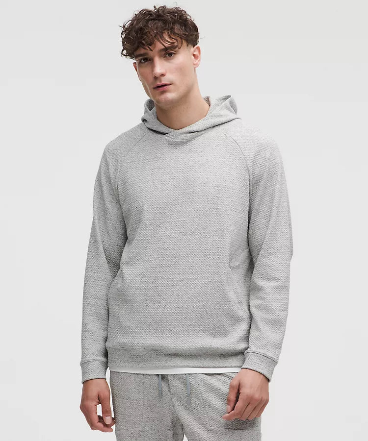 Textured Double-Knit Cotton Hoodie