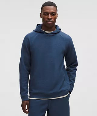 Textured Double-Knit Cotton Hoodie