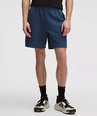 Textured Double-Knit Cotton Short 7"