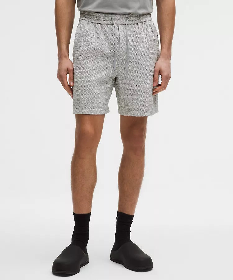 Textured Double-Knit Cotton Short 7"
