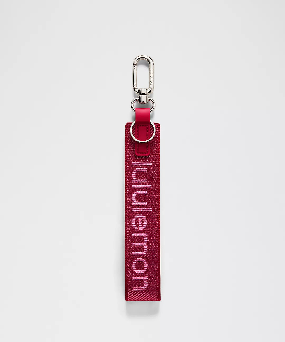 Never Lost Keychain Metallic Wordmark