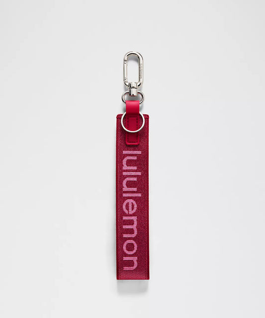 Never Lost Keychain Metallic Wordmark