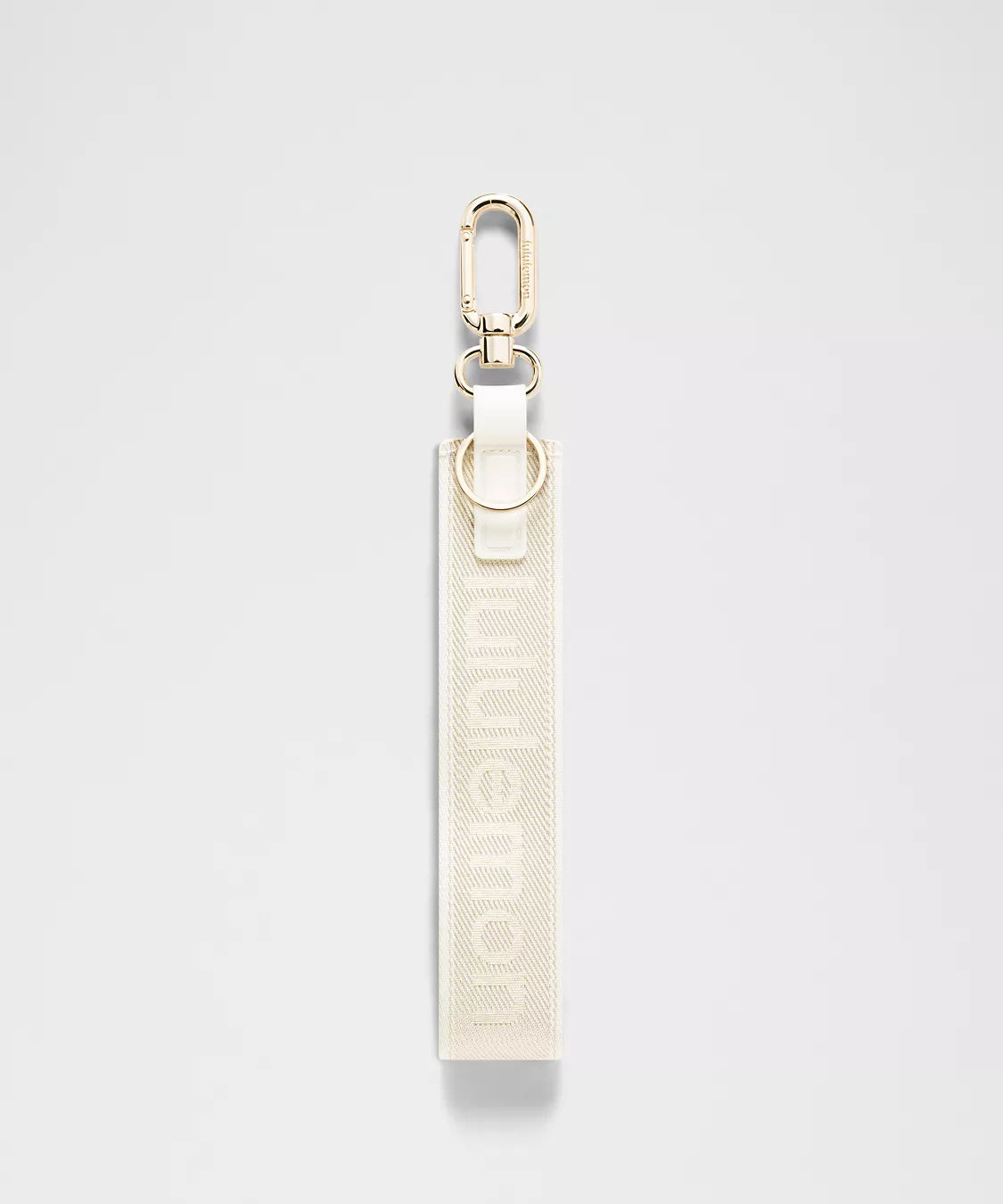 Never Lost Keychain Metallic Wordmark