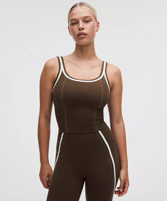 Glow Up Tank Top Medium Support, C/D Cup *Pipe Detail