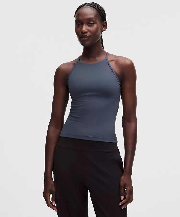 Flow Y High-Neck Tank Top Light Support, B/C Cup