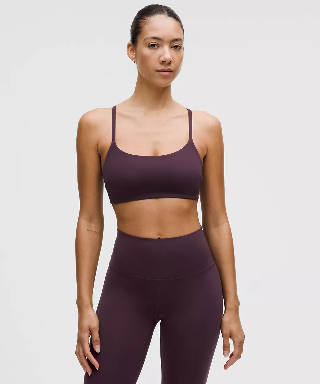 Wunder Train Strappy Racer Bra Light Support, C/D Cup
