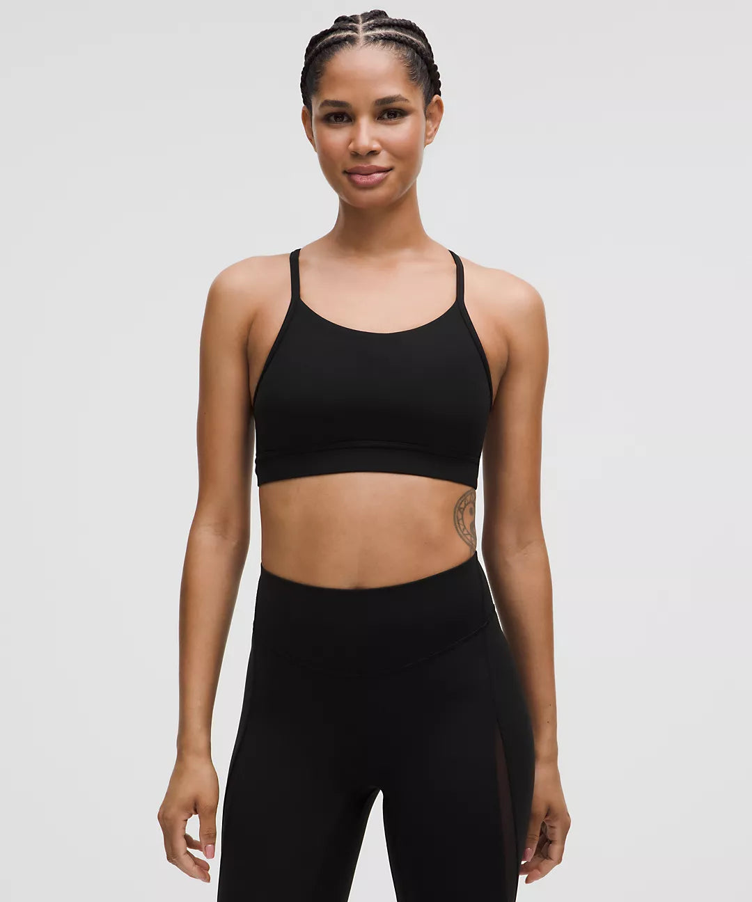 Flow Y Mid-Support Bra Logo *B/C Cup