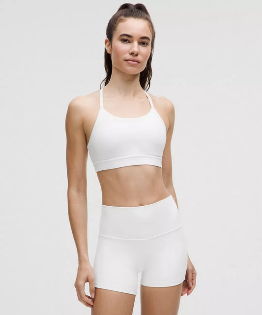 Flow Y Mid-Support Bra Logo *B/C Cup