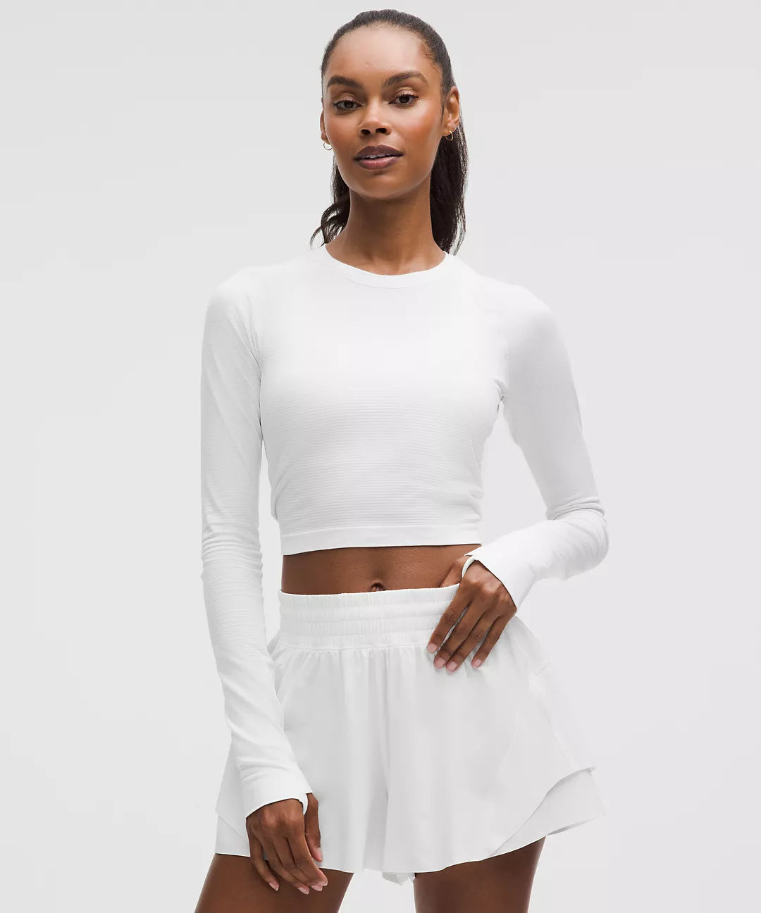 Swiftly Tech Cropped Long-Sleeve Shirt 2.0