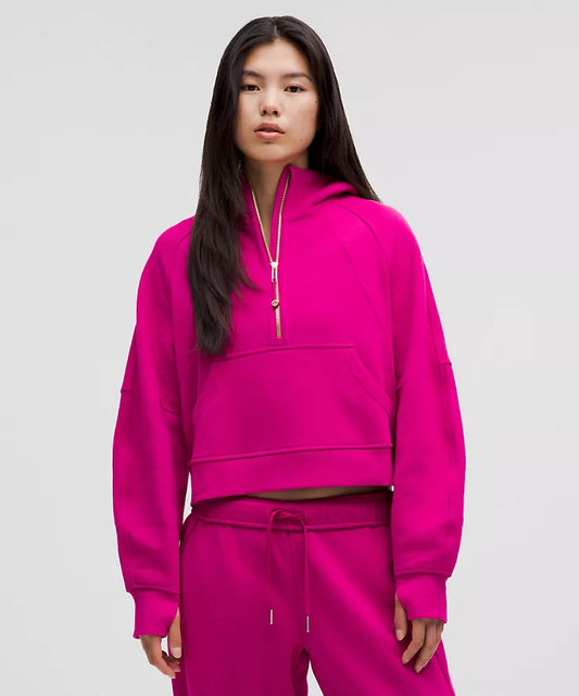 Scuba Oversized Half-Zip Hoodie