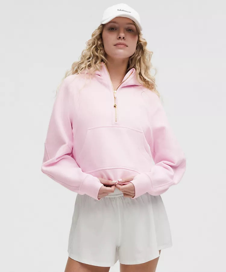 Scuba Oversized Half-Zip Hoodie