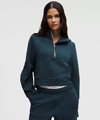 Scuba Oversized Half-Zip Hoodie