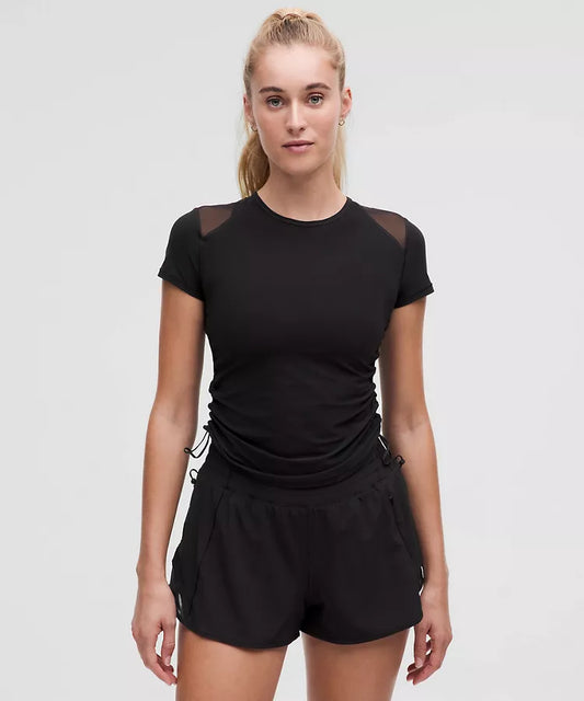 Sculpt Cinched Short-Sleeve Shirt