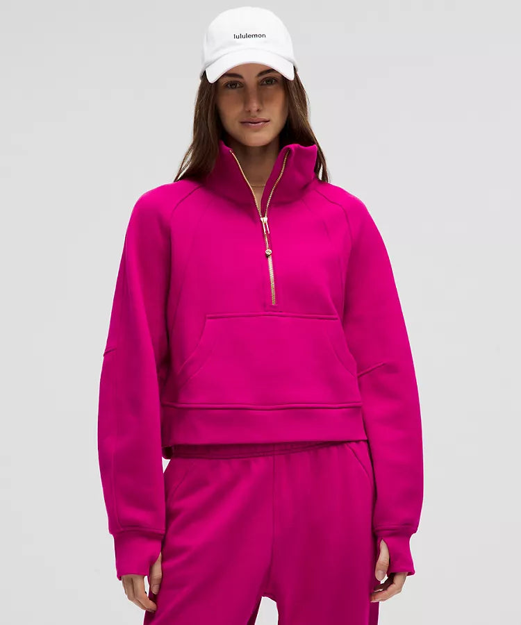 Scuba Oversized Funnel-Neck Half Zip