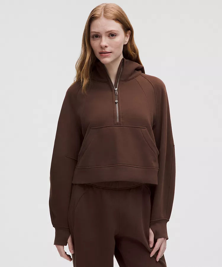 Scuba Oversized Half-Zip Hoodie