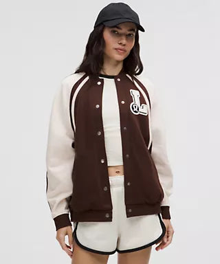 Scuba Oversized Collegiate Jacket *Graphic*