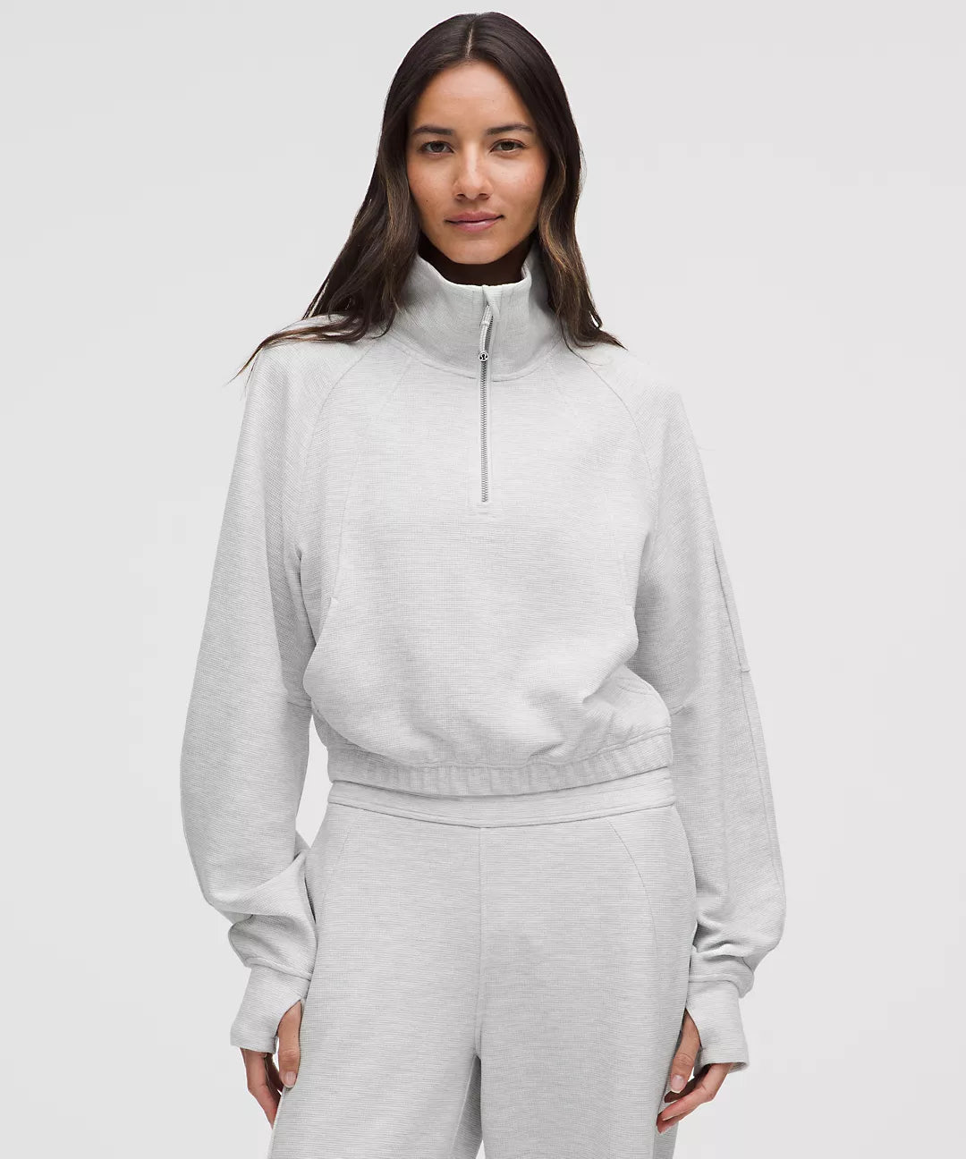 Scuba Oversized Funnel-Neck Half Zip