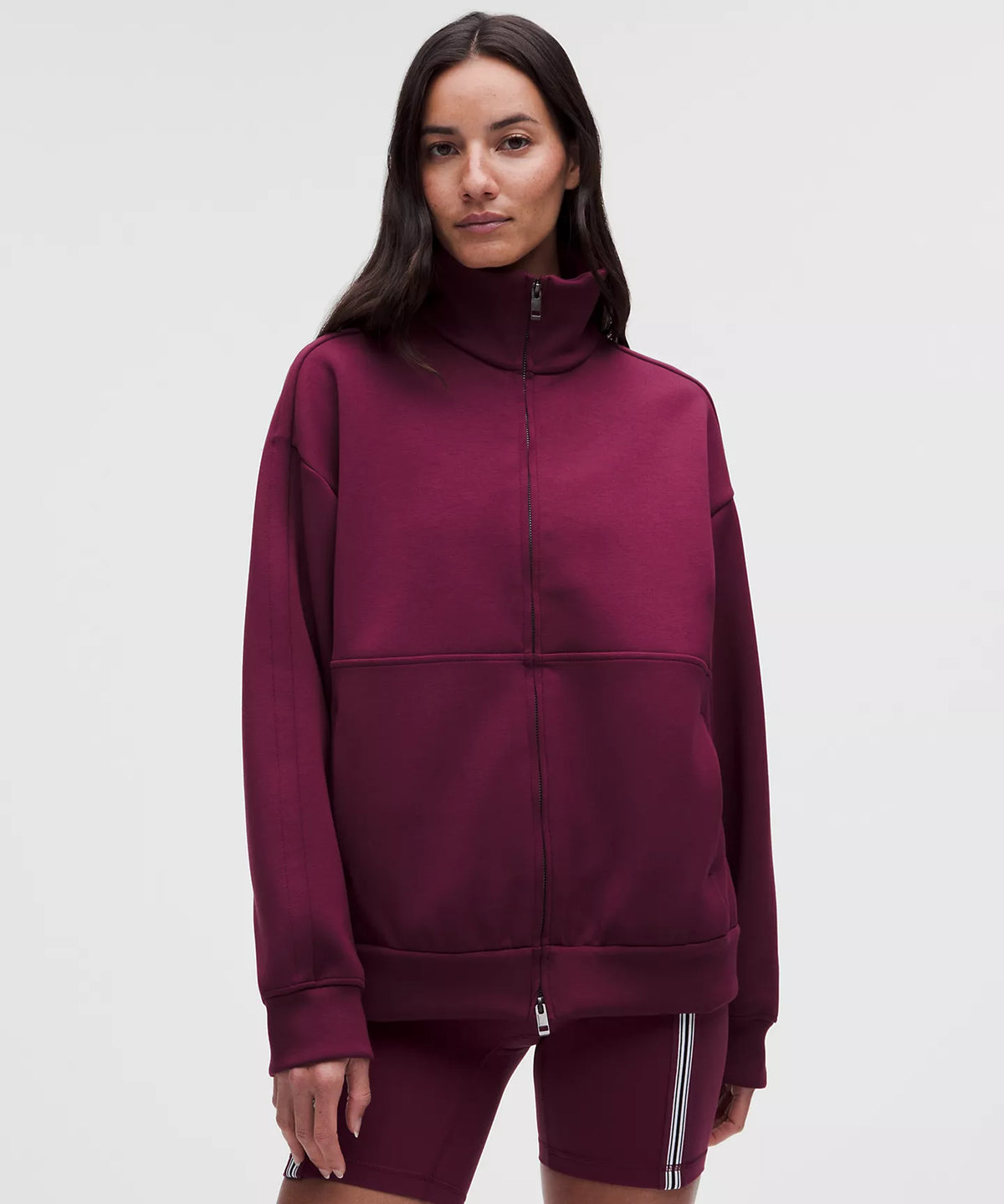 Smooth Spacer Oversized Full Zip