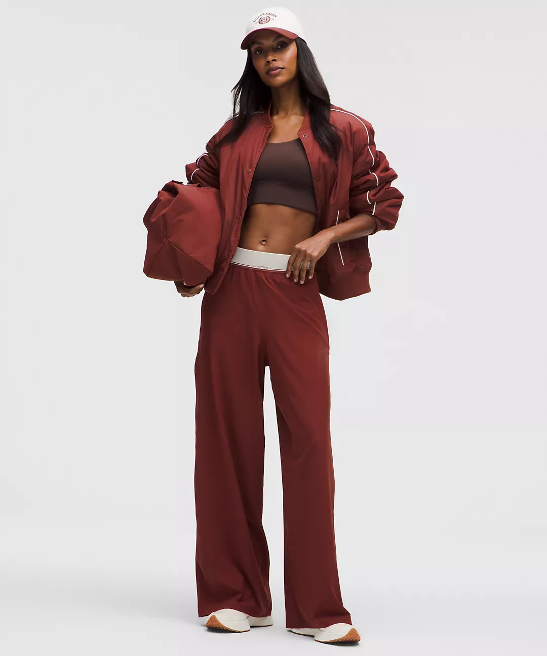 Swift High-Rise Wide-Leg Pant *Logo Waistband