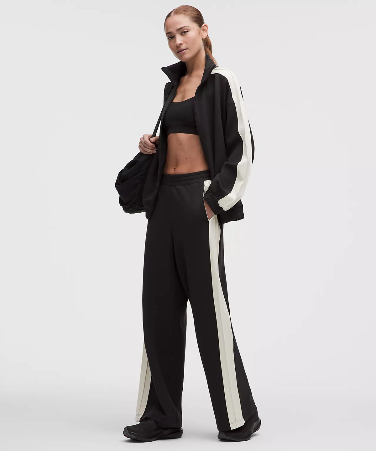 Double-Knit High-Rise Pant