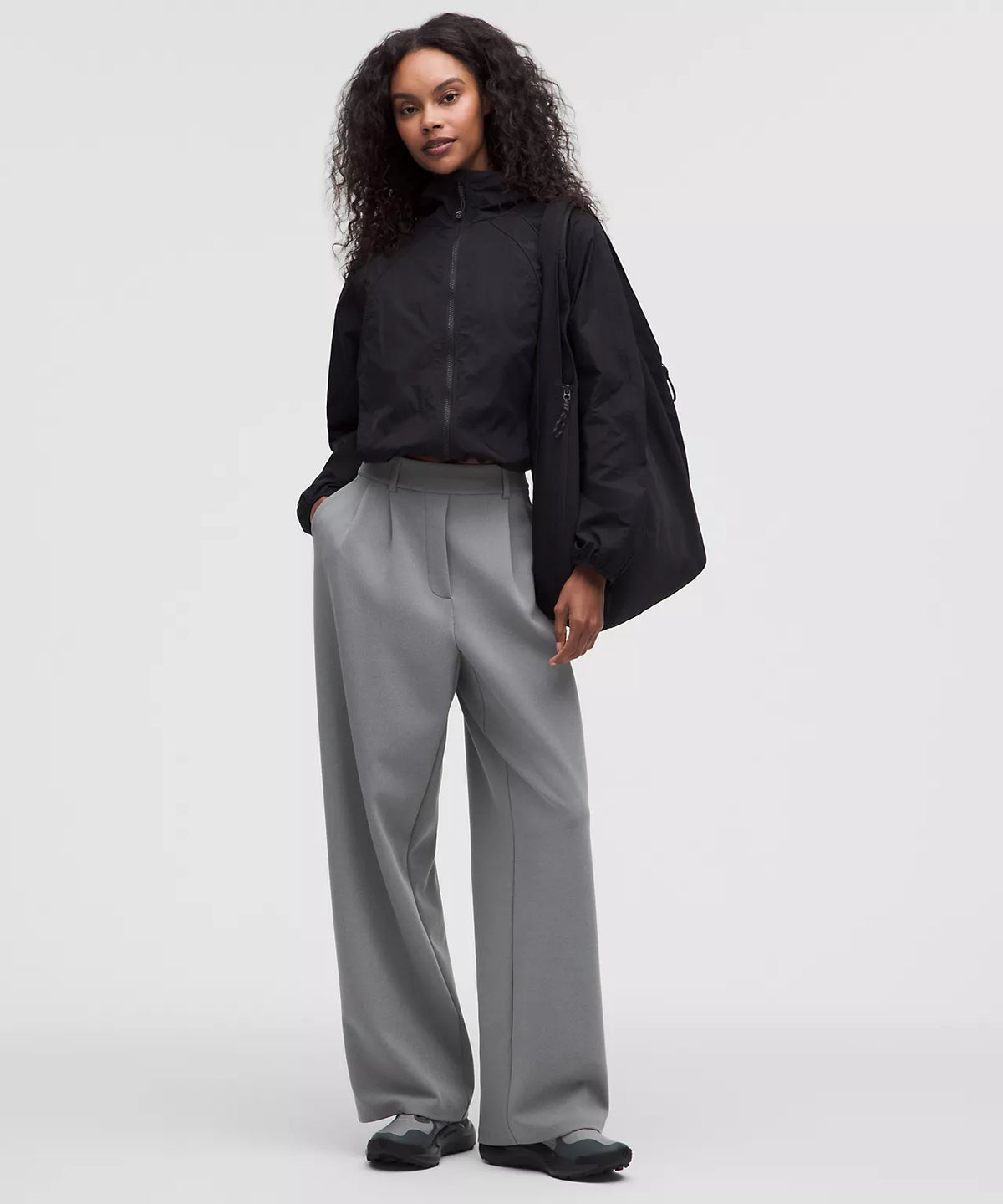 Daydrift High-Rise Wide-Leg Trouser Short *Twill