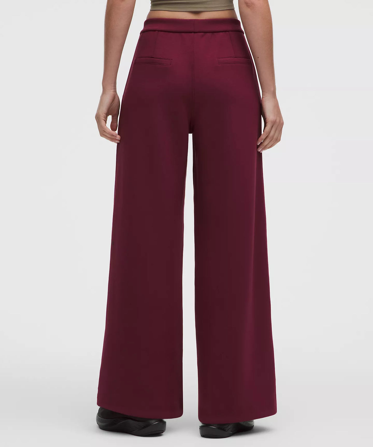 Smooth Spacer High Rise Wide Leg Pant *Regular