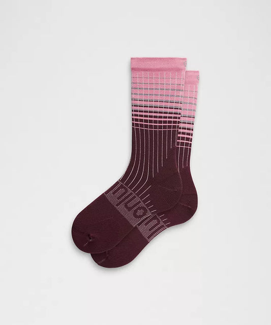 Women's Power Stride Crew Socks Reflective