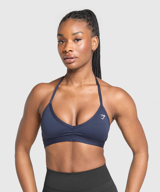 Minimal Halterneck Sports Bra