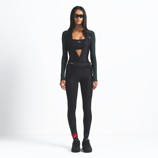 Shine Zip Front Long