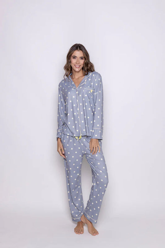 Conjunto Pantalon Bolas Amarillas