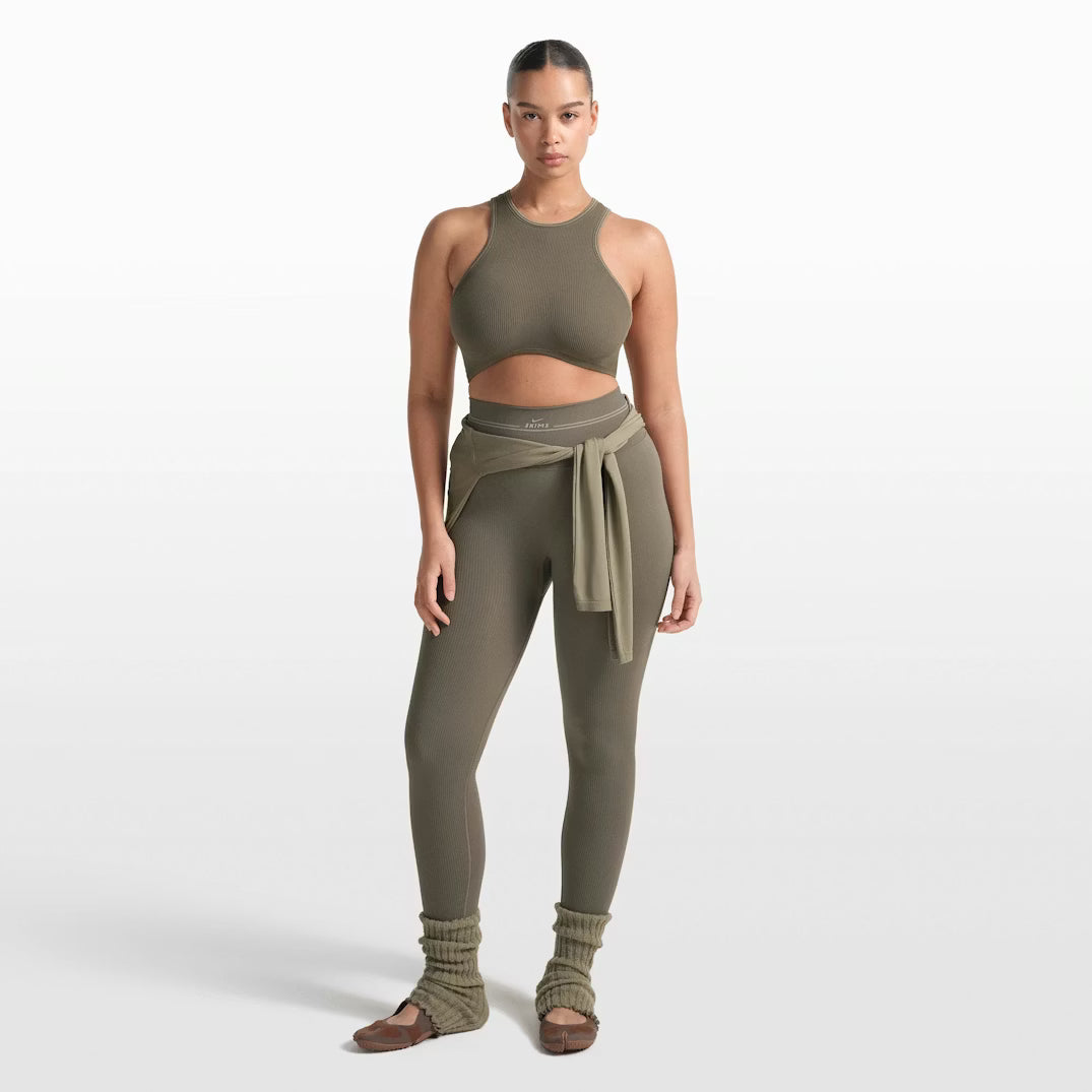 Ribbed Seamless Dip Leggins 26