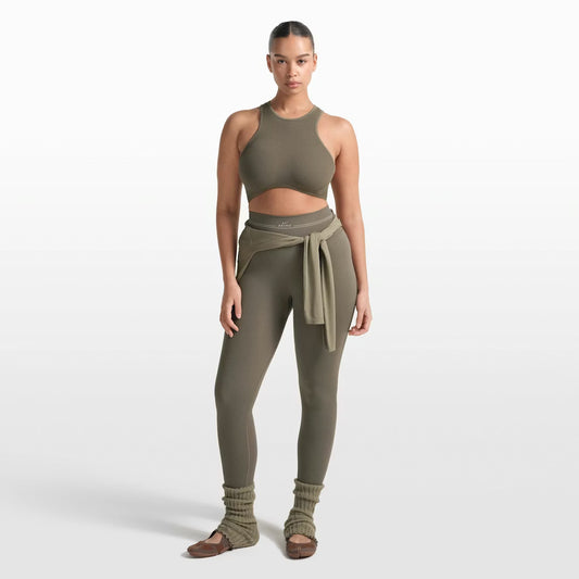 Ribbed Seamless Dip Leggins 26