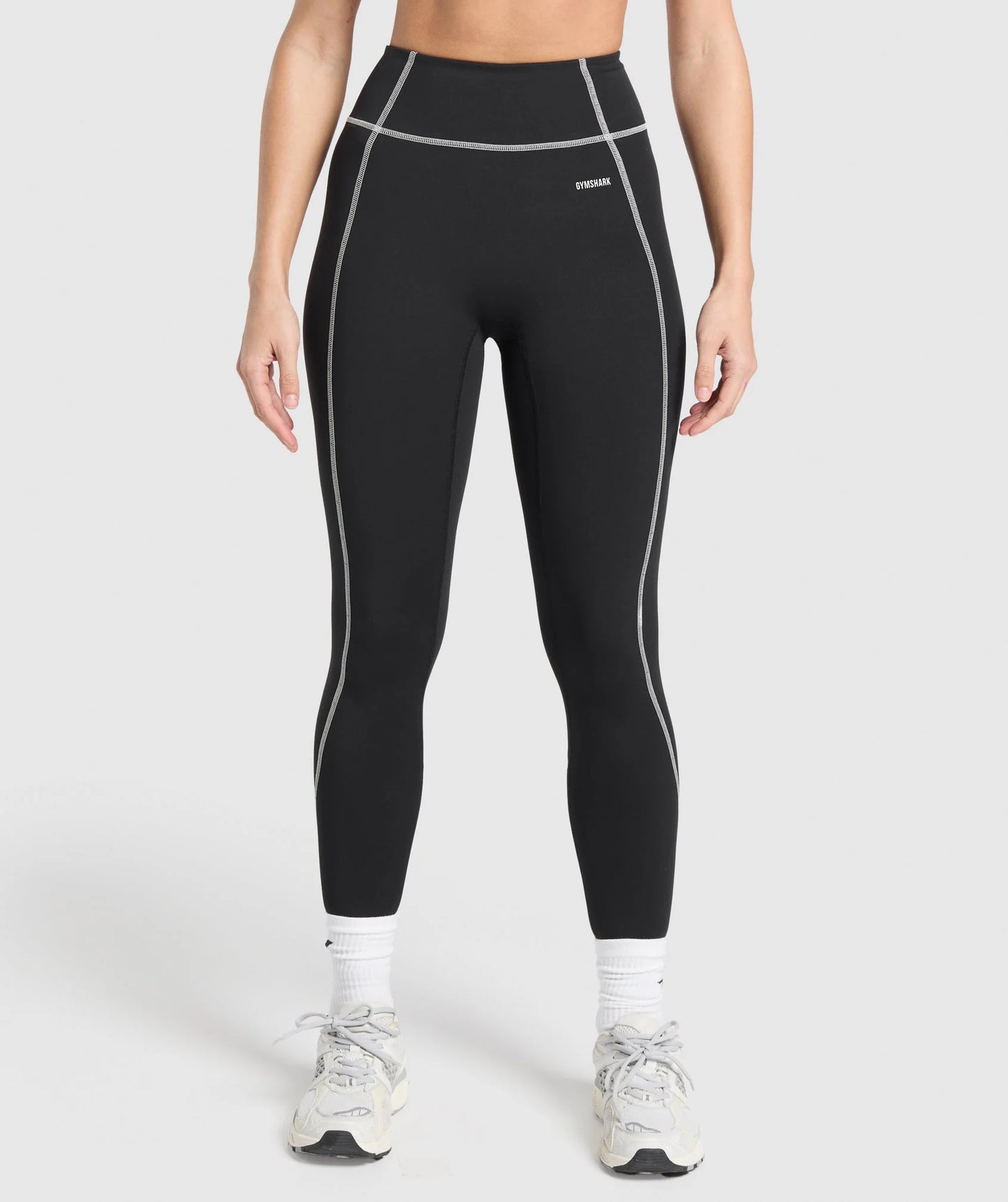 Retro Contrast Stitch Leggings