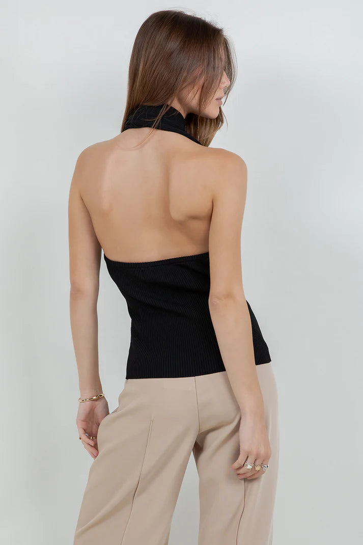 Knited One Shoulder Top