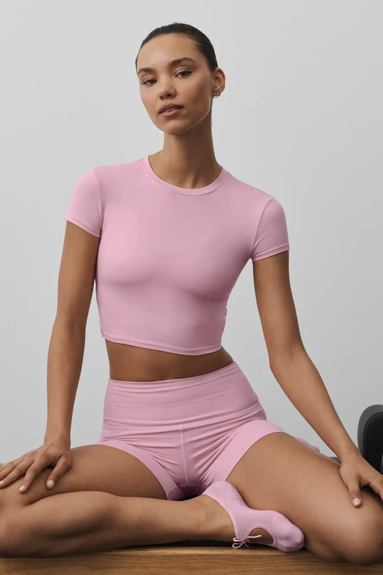 Alosoft Crop Finesse Short Sleeve
