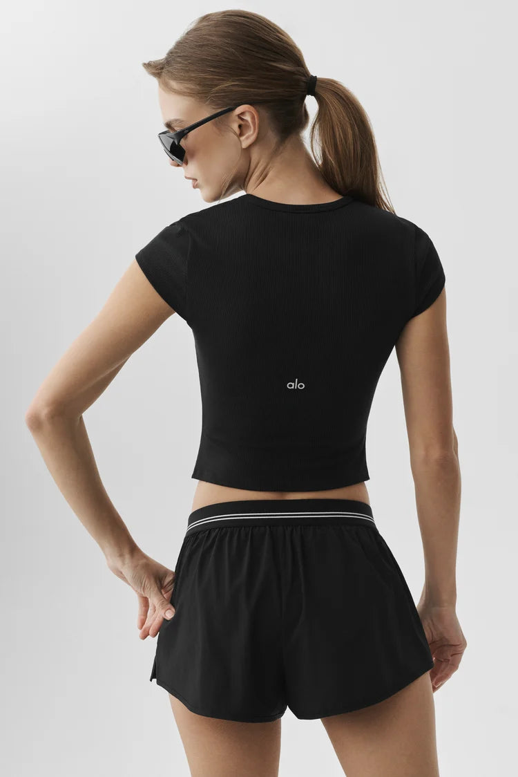 Ribbed Modal Cap Sleeve Top