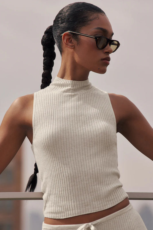 Sweater Knit Unwind Sleeveless Top