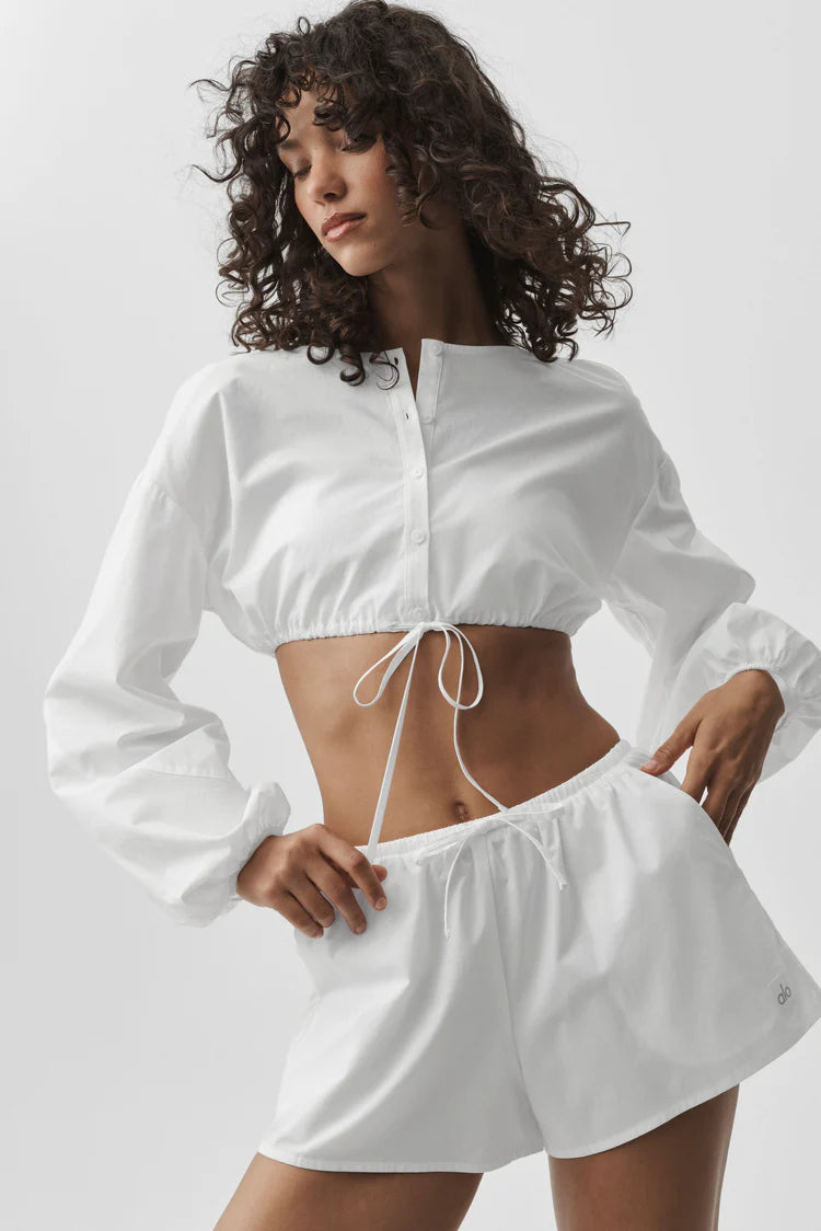 Cotton Cropped Real Deal Long Sleeve