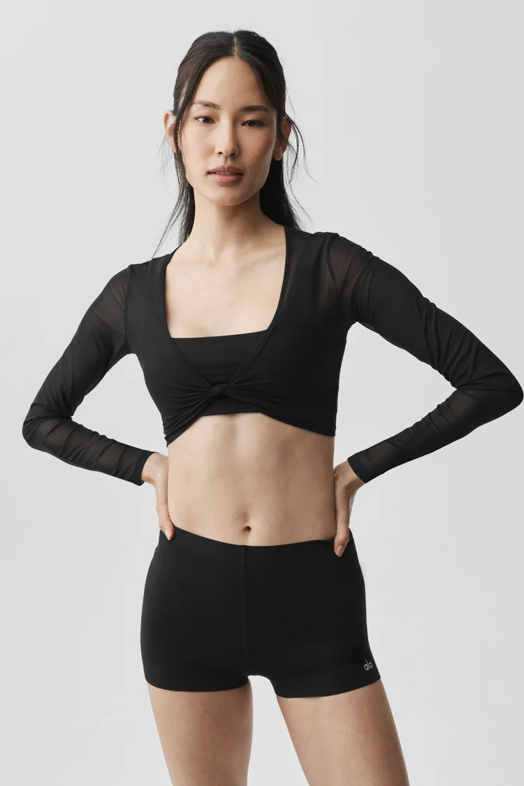 Mesh Knotty Long Sleeve