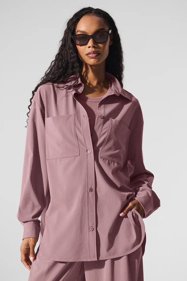 Dreamscape Button Down Long Sleeve