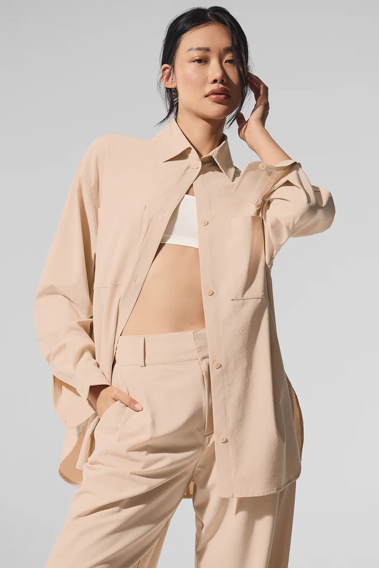 Dreamscape Button Down Long Sleeve
