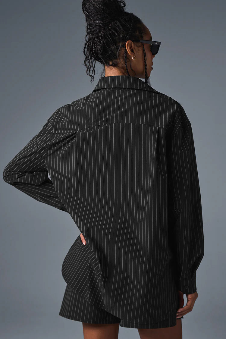 Set Pinstripe Daylight Short