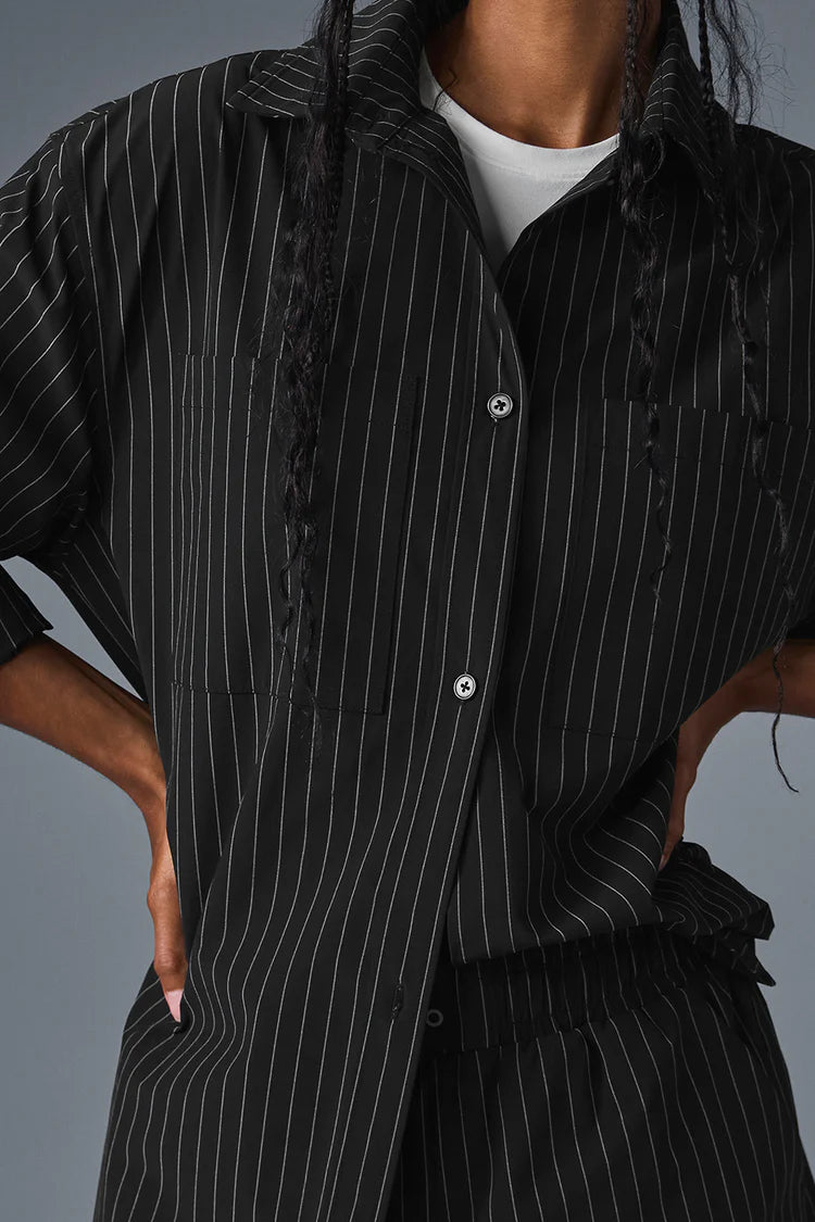 Set Pinstripe Daylight Short