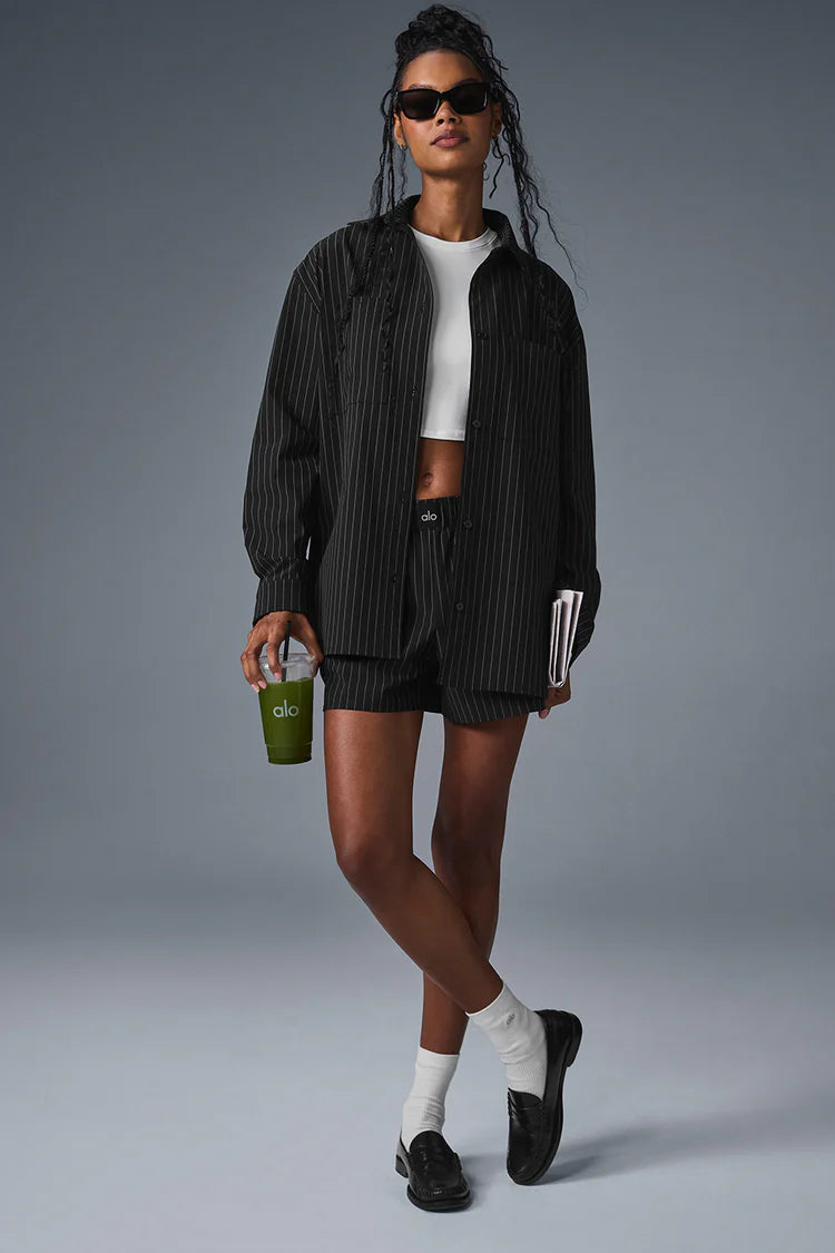 Set Pinstripe Daylight Short