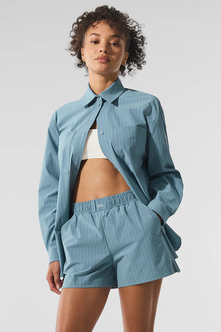 Set Pinstripe Daylight Short