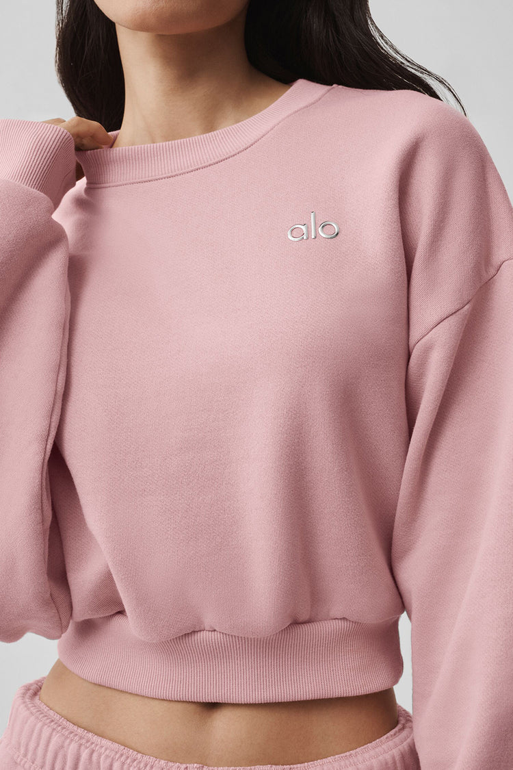 Cropped Accolade Crewneck