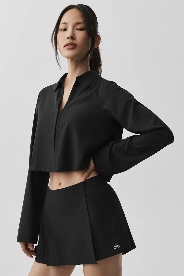 Cropped Unmatched Long Sleeve