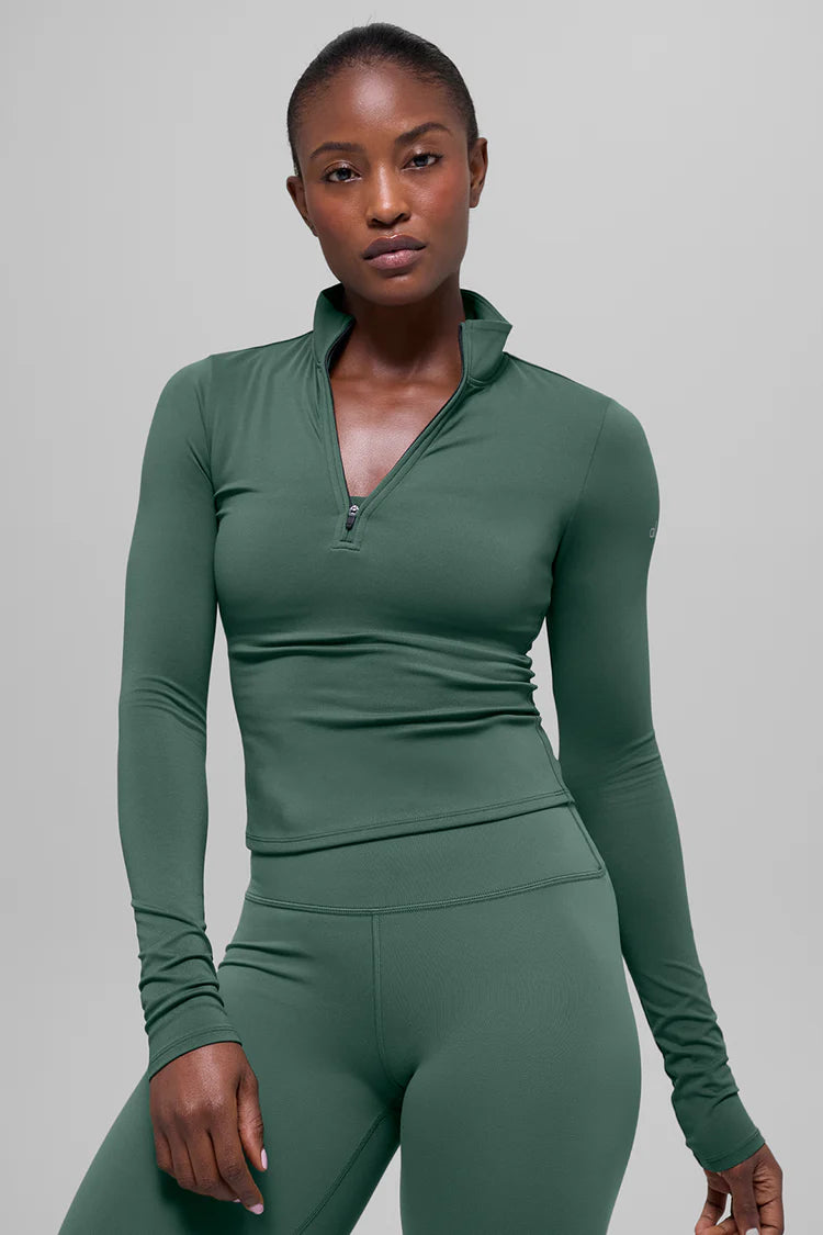 ALO Softsculpt Precision 1/4 Zip Long Sleeve