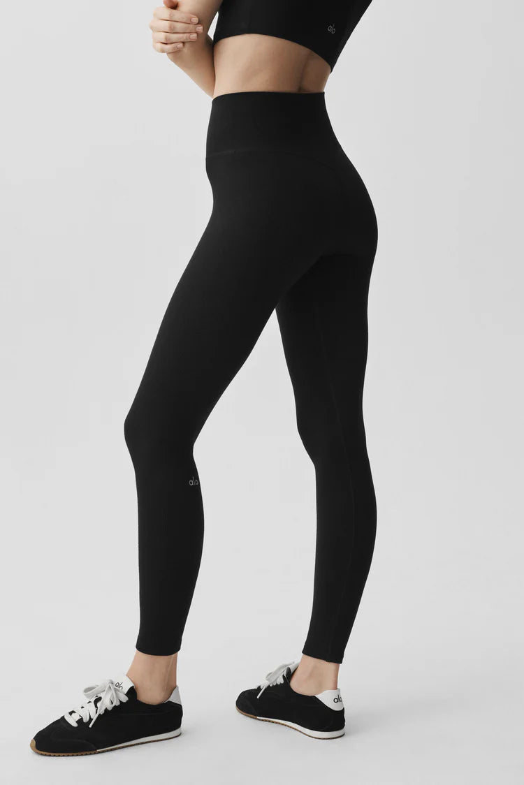 Seamless Modal Ribbed High-Waist 7/8 Legging